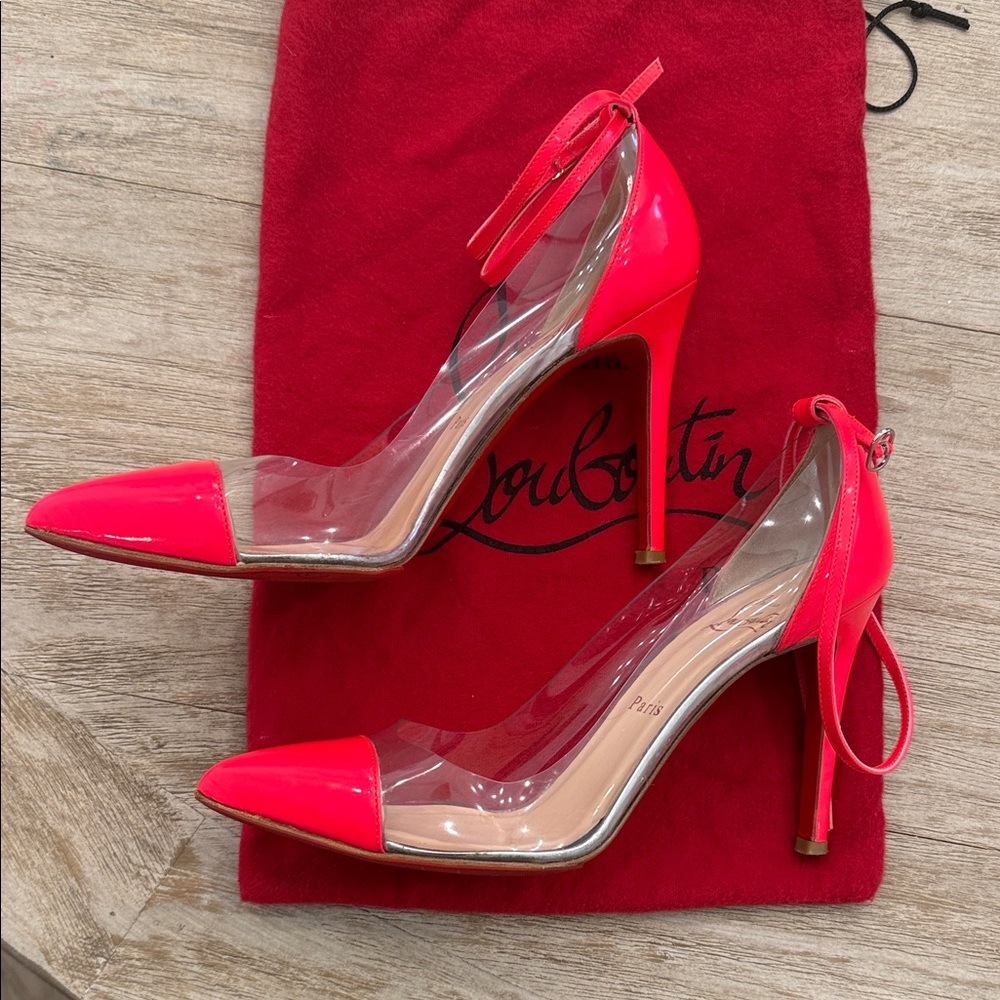 Christian Louboutin 
Christian Louboutin Neon Pink Patent Leather - Picture 2 of 6